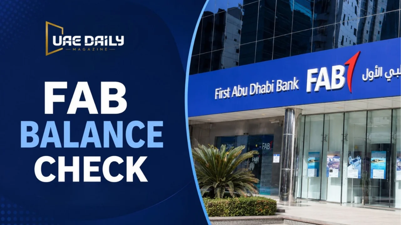 FAB Bank Balance Check